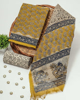 Premium Sanganeri Printed kota Suit With Kota Doria Duppta(BFFKO79)